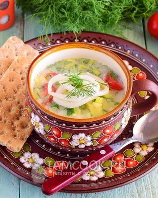 Средиземноморская окрошка