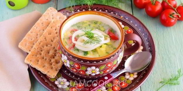 средиземноморская окрошка