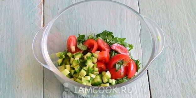 средиземноморская окрошка