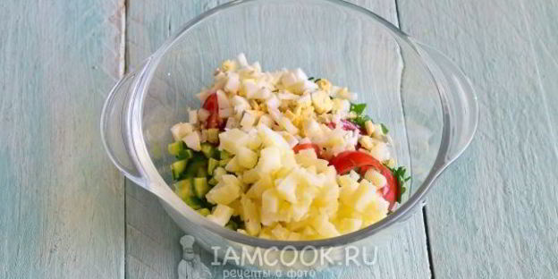 средиземноморская окрошка