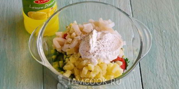 средиземноморская окрошка