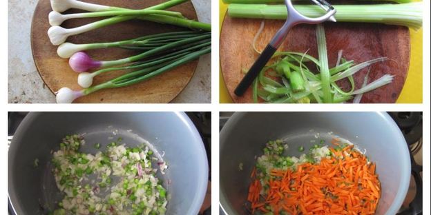 острый суп с фасолью