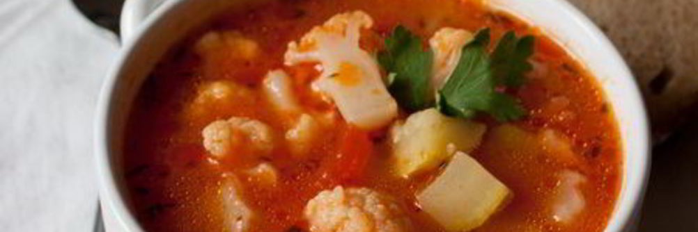 Быстрый овощной суп