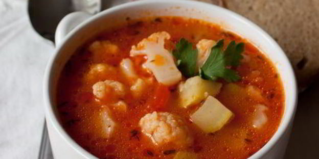 быстрый овощной суп