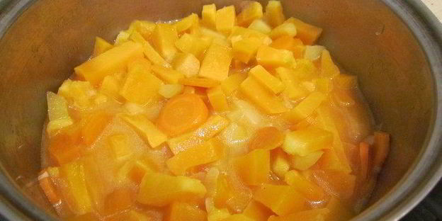 крем-суп сырно-овощной