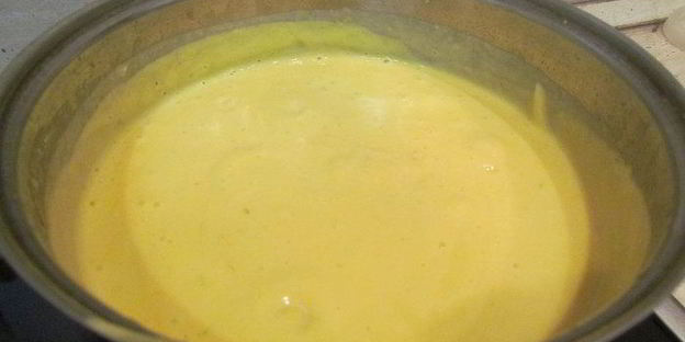 крем-суп сырно-овощной