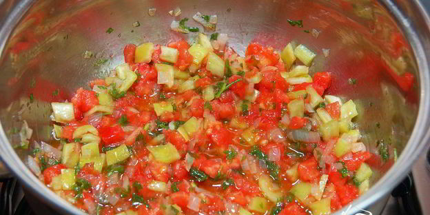 легкий овощной суп с рисом