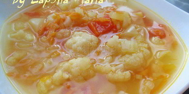 летний овощной суп настроение