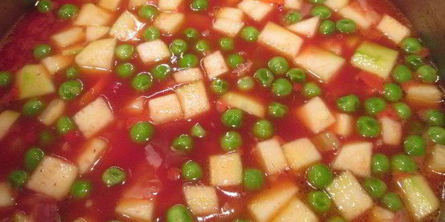 минестроне с беконом