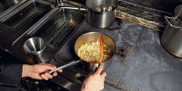 минестроне с дайконом и укропом