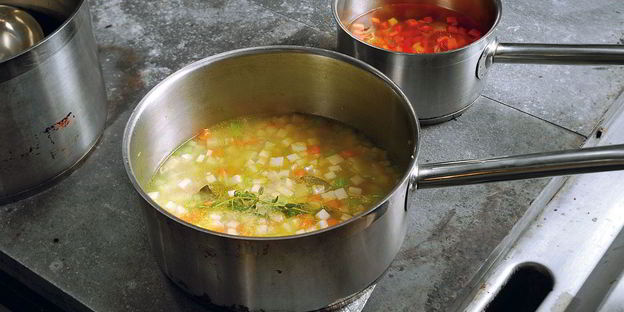 минестроне с дайконом и укропом