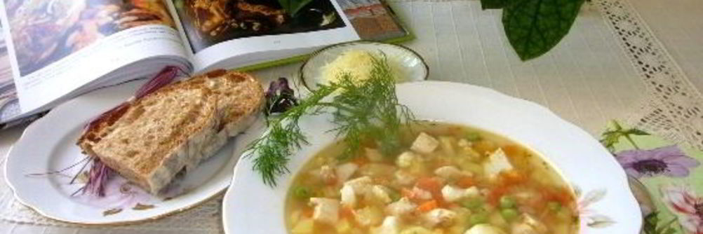 Минестроне с курицей