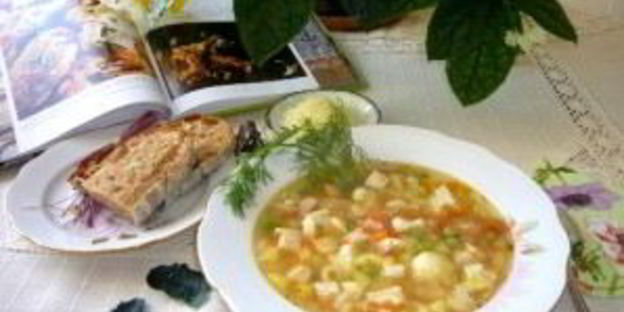минестроне с курицей