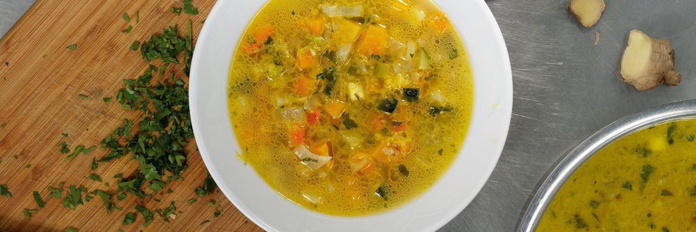 Минестроне с лаймом