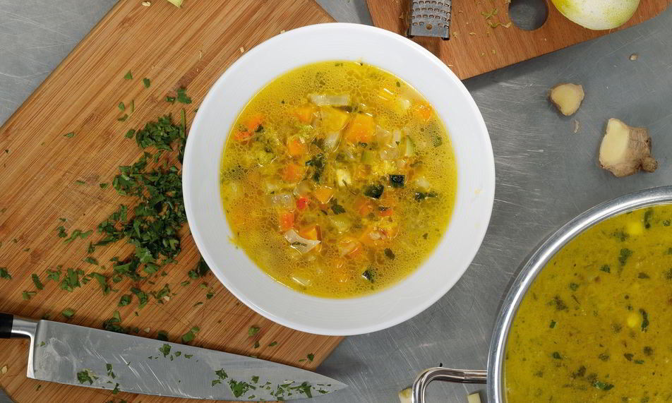 Рецепт минестроне с лаймом