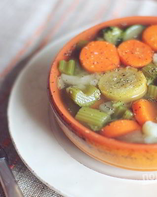 Овощной суп из замороженных овощей