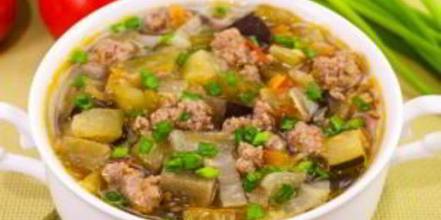 овощной суп с фаршем