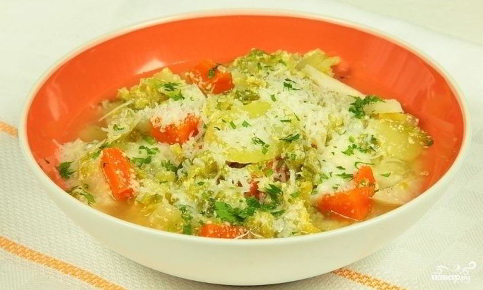 Рецепт овощного супа с йогуртом