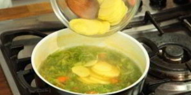 овощной суп с йогуртом