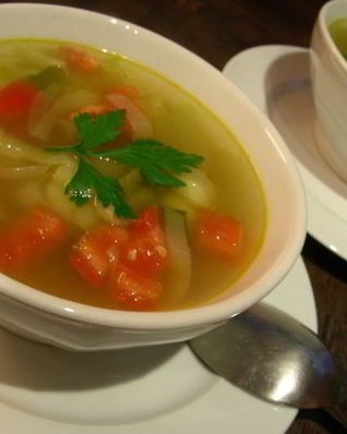 Овощной суп с карри