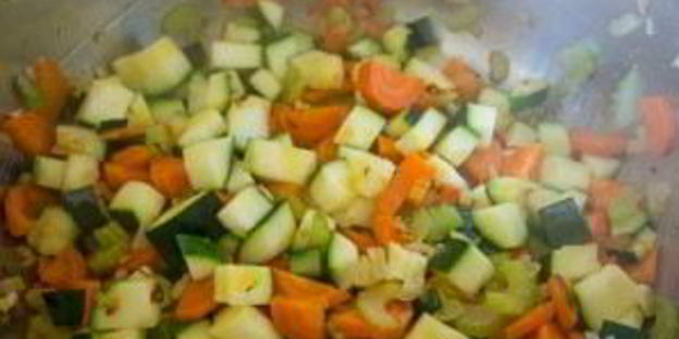 овощной суп с красной фасолью