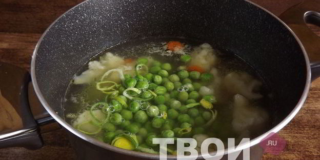 овощной суп с курицей