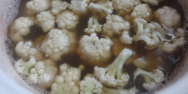 овощной суп с машем и цветной капустой