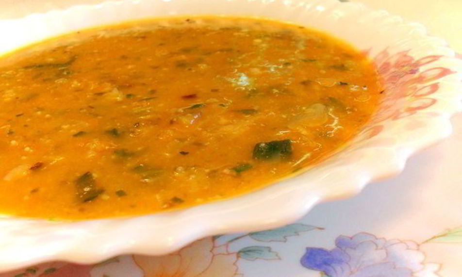Рецепт овощного супа с орехами