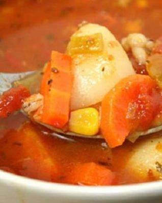 Овощной суп с перловкой