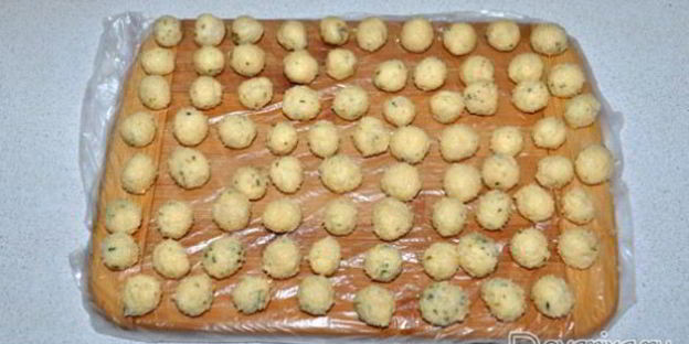 овощной суп с сырными клецками-шариками