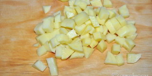 овощной суп с сырными клецками-шариками