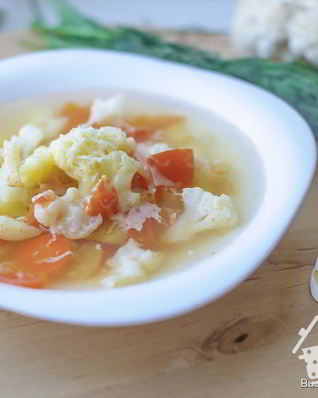 Овощной суп с сыром