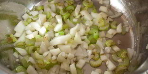 овощной суп с тыквой и фасолью