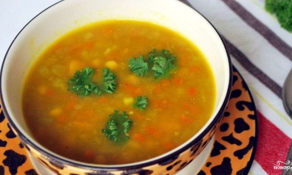 Рецепт овощного супа с тыквой