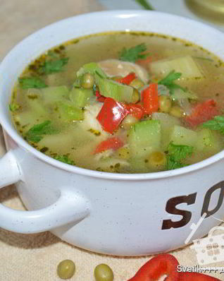 Овощной суп Весенний