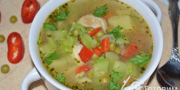 овощной суп весенний