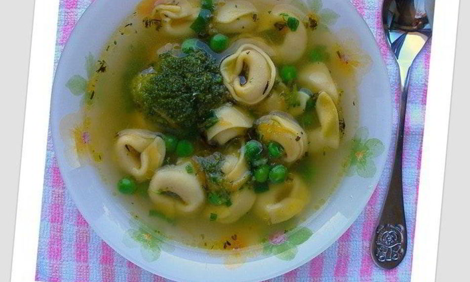 Рецепт супа овощной с тортеллини