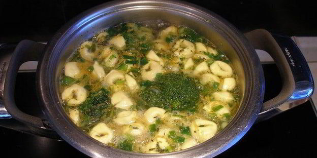 суп овощной с тортеллини