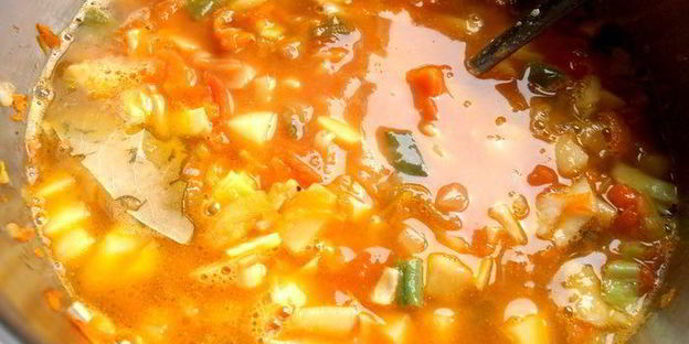 вегетарианский супчик минестроне