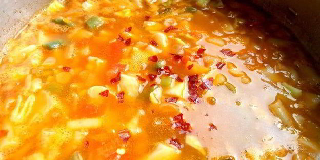 вегетарианский супчик минестроне