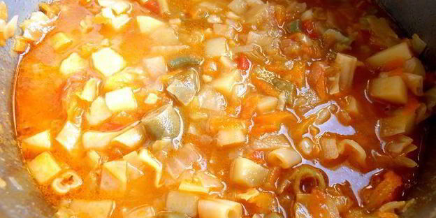 вегетарианский супчик минестроне