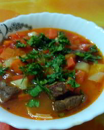 Суп с фасолью