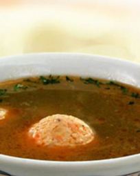 Суп с галушками