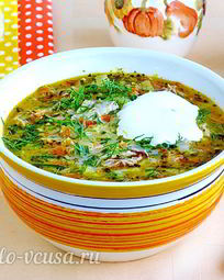 Суп с капустой