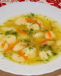 Суп с клецками