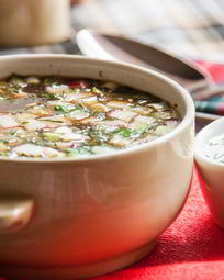 Суп с мясом