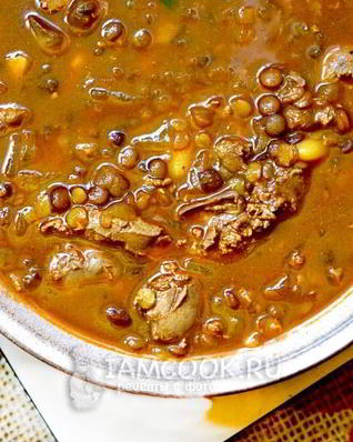 Африканская похлебка из чечевицы