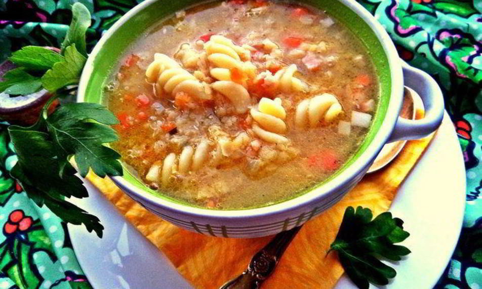 Рецепт чечевичной похлебки с фузилли