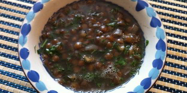 чечевичная постная похлебка