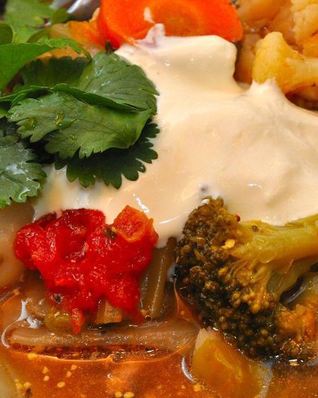 Домашняя похлебка с мясом